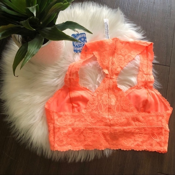 BOGO free people Galloon Lace Racerback Bralette - Picture 6 of 7